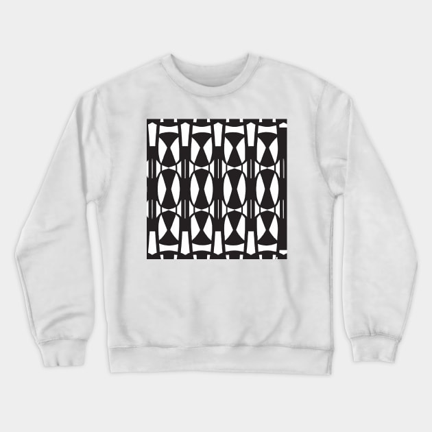 Monochrome Mosaic Crewneck Sweatshirt by stilldan97